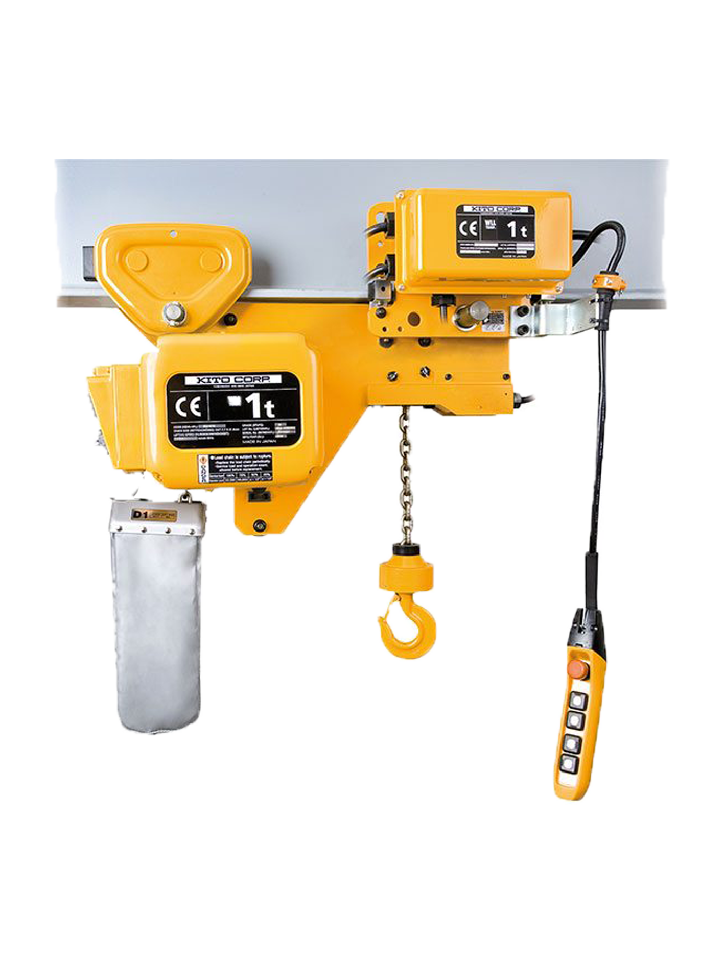KITO electric chain hoist with ultralow building height Westcon Løfteteknikk Product Catalogue
